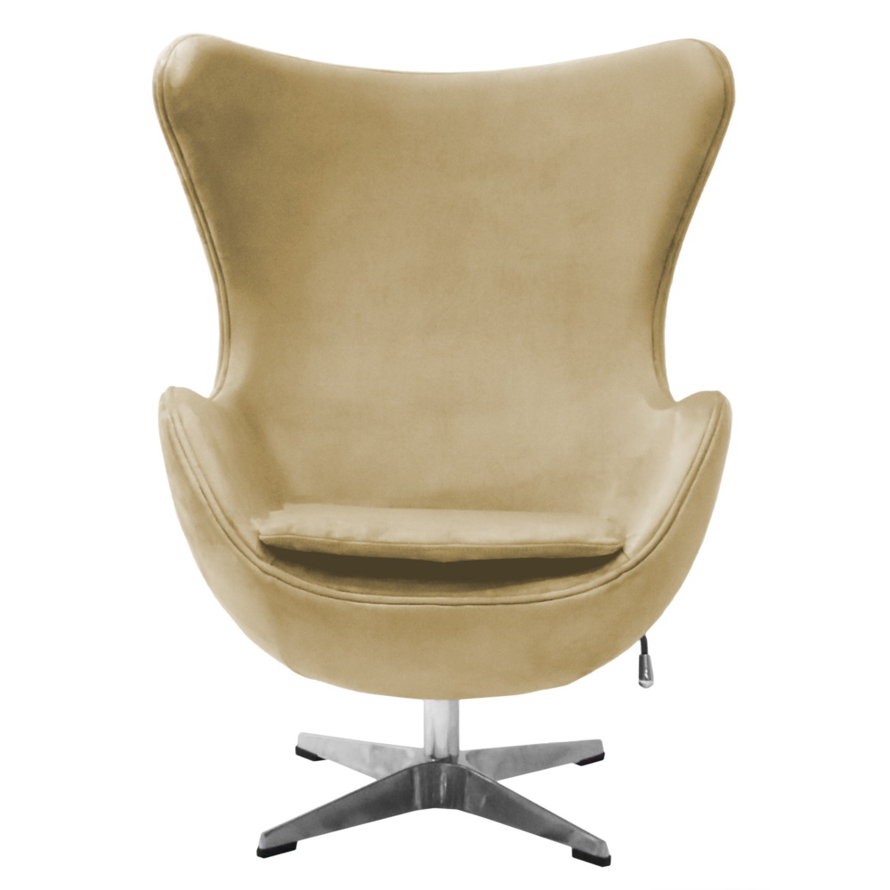 Кресло EGG STYLE CHAIR карамельный, искусственная замша в магазине «На диване» в Москве — Выгодная цена Кресло EGG STYLE CHAIR карамельный, искусственная замша в магазине «На диване» в Москве — Выгодная цена