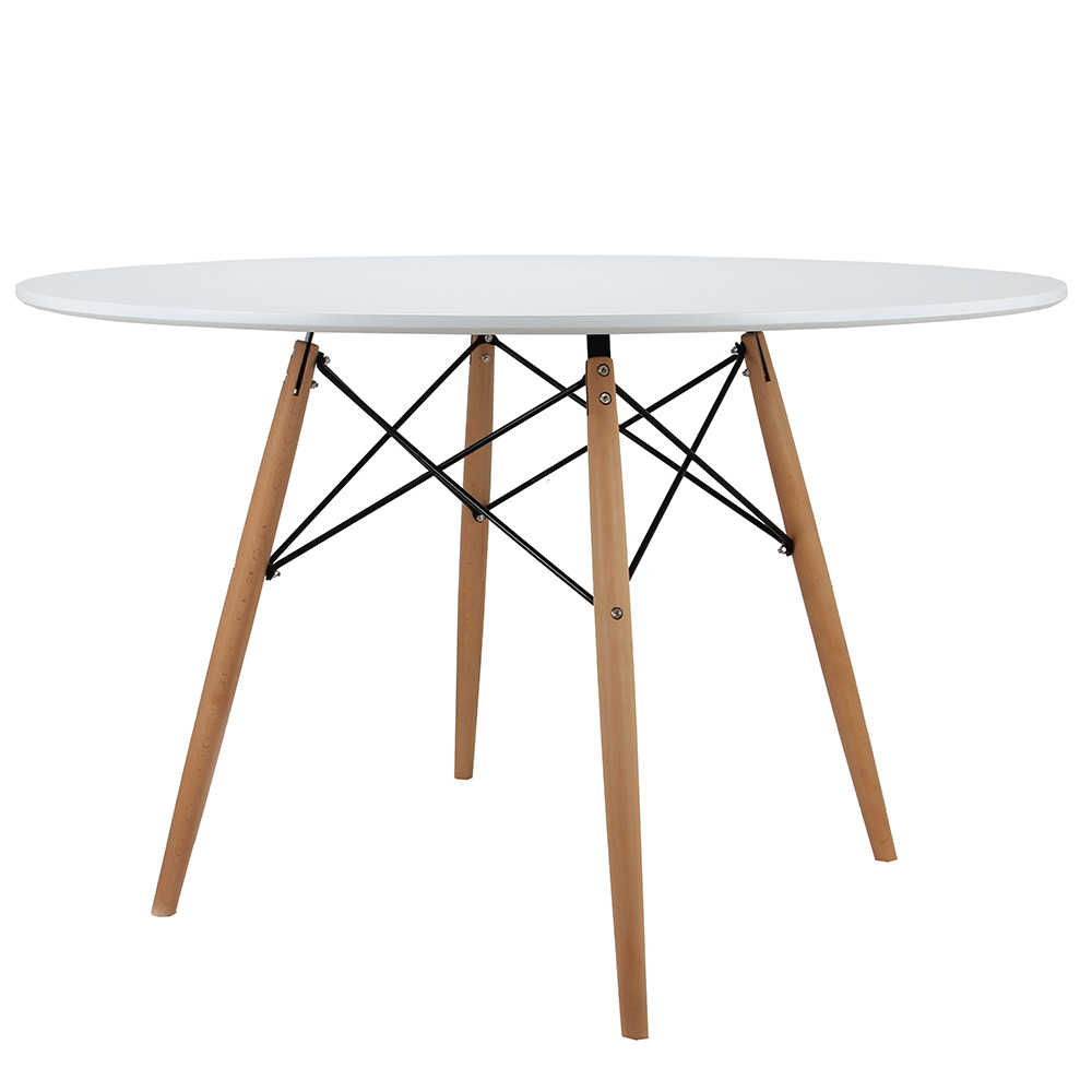 Стол Eames диам.100см, белый в магазине «На диване» в Москве — Выгодная цена