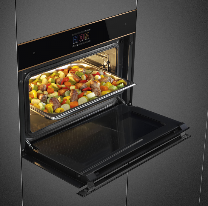 Компактный духовой шкаф Smeg SF4604WVCPNR в магазине «На диване» в Москве  — Выгодная цена