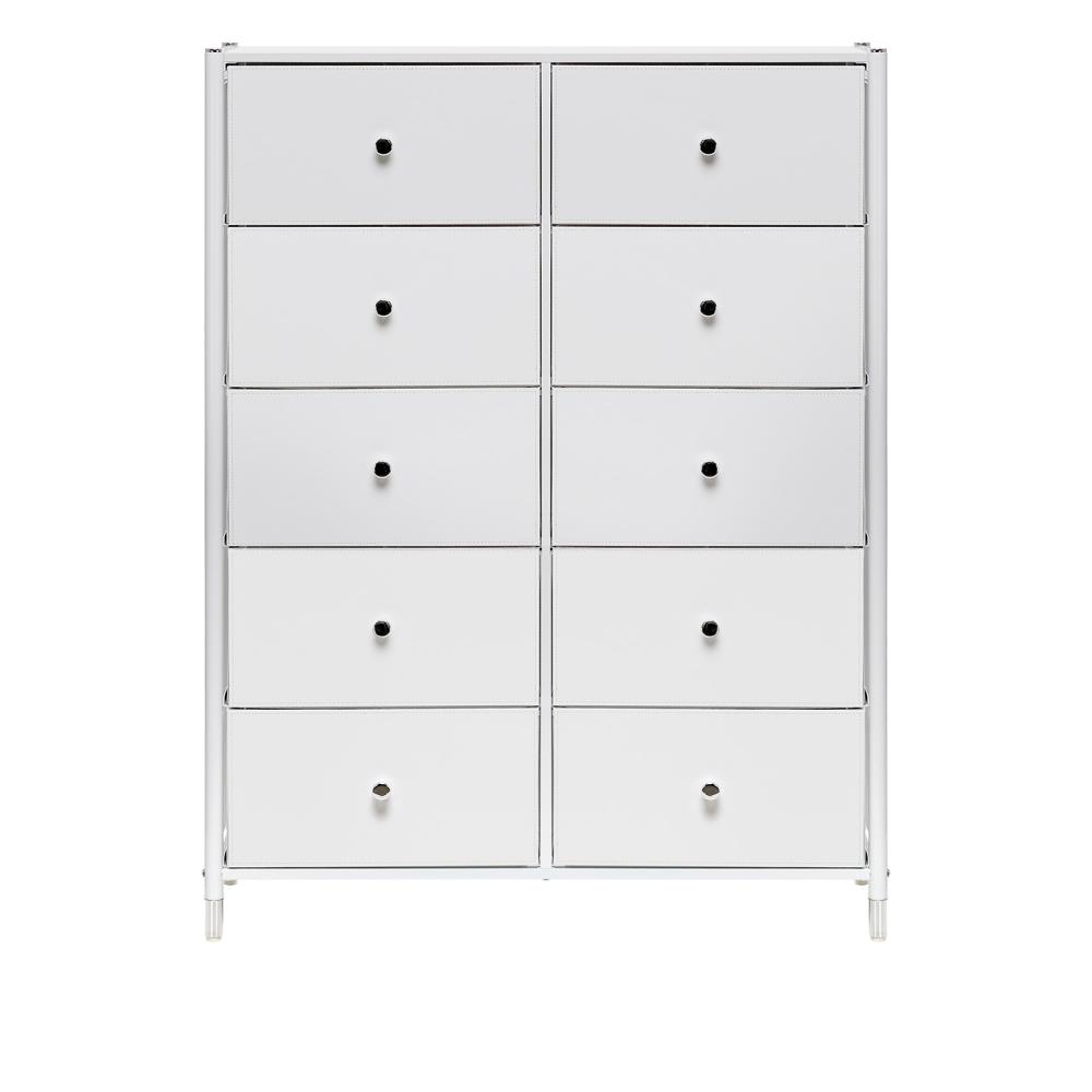 Комод Leset Нирита/Хайди, 10 ящиков, Белый