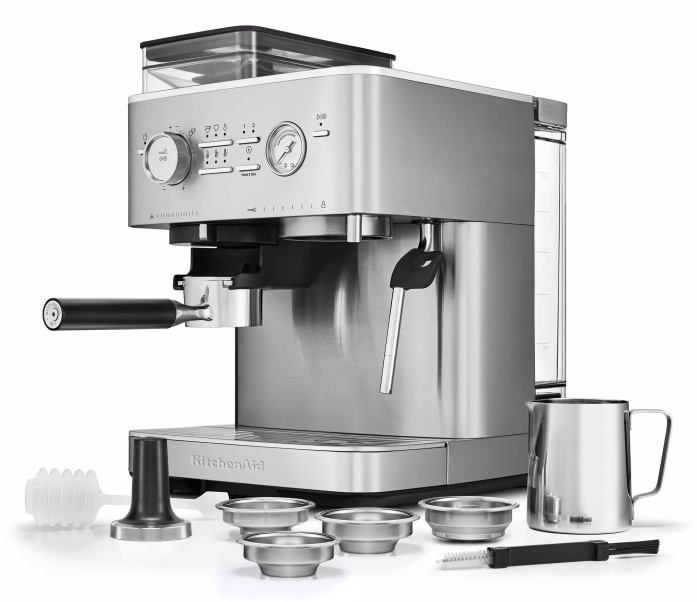 Полуавтоматическая эспрессо-машина KitchenAid 5KES6551ESX в магазине «На диване» в Москве  — Выгодная цена