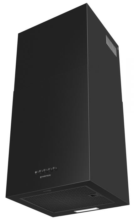 Вытяжка дизайнерская пристенная Meferi ROOMBOX40BK LIGHT