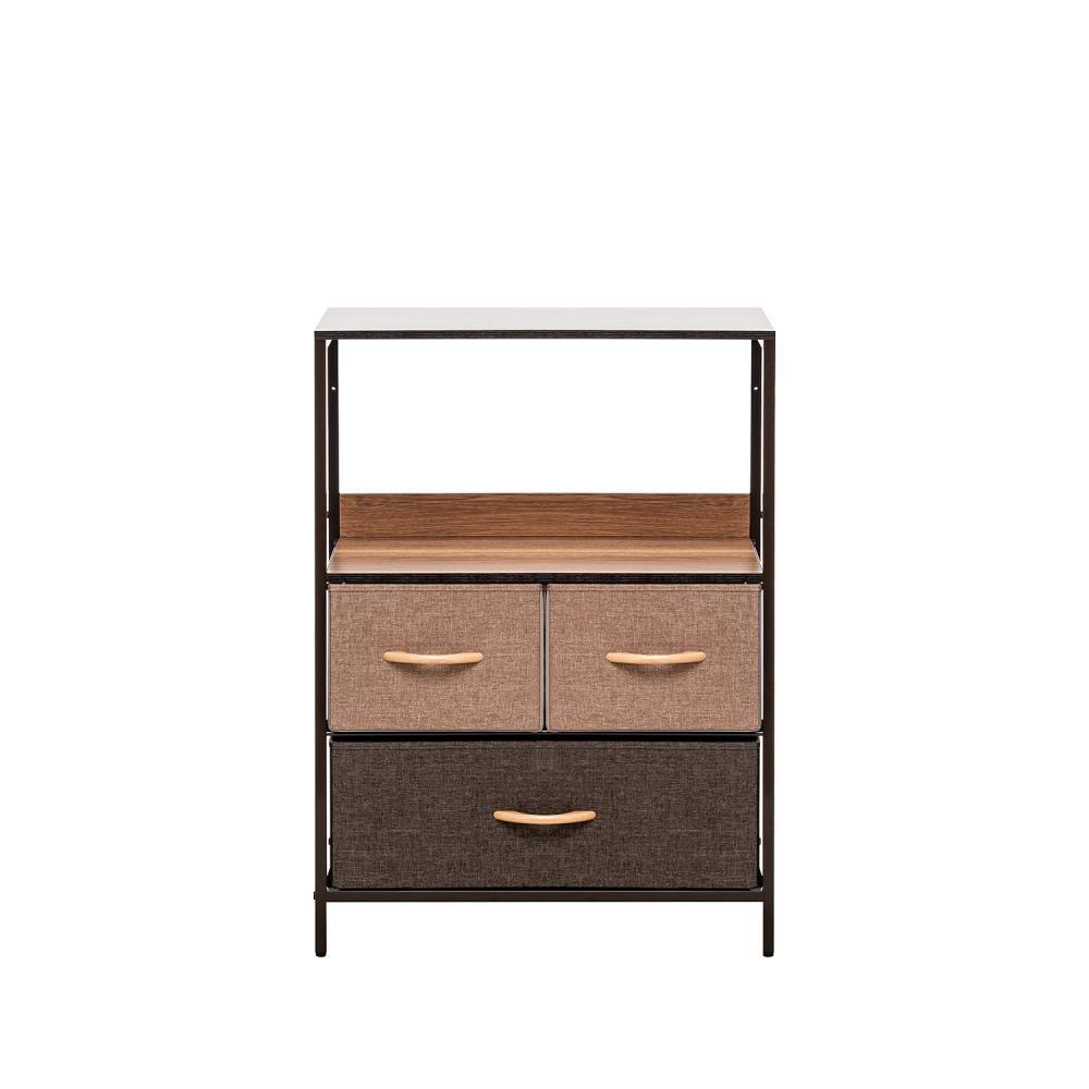 Комод Leset Локи 3 ящ., Коричневый