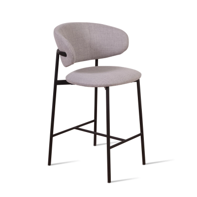 Стул полубарный Adele, рогожка wellton 912, серый Стул полубарный Adele, рогожка wellton 912, серый