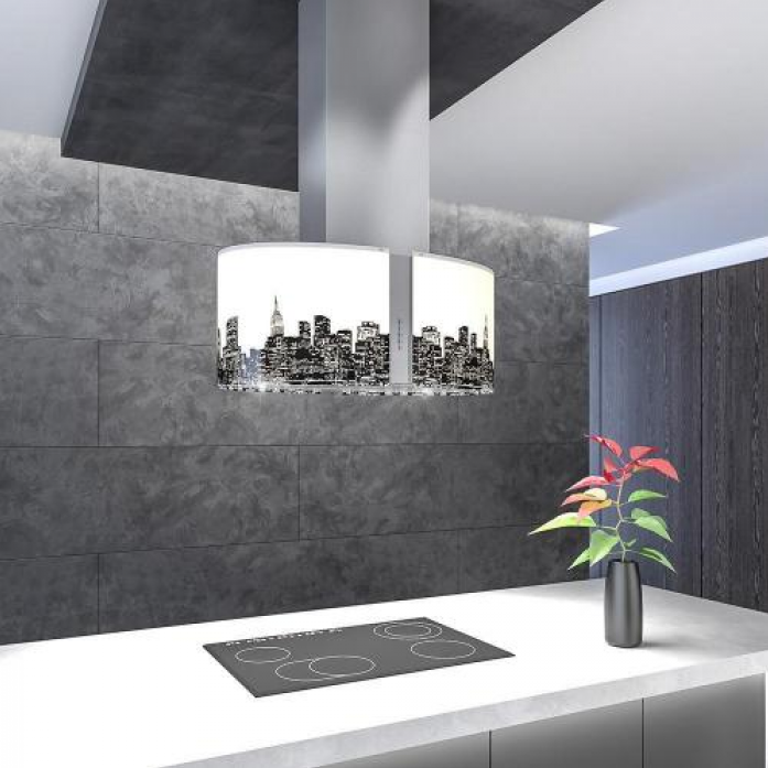 Островная вытяжка Falmec Mirabilia New York Isola 85 CJRI85.E50P2#ZZZI491F+KACL.253 в магазине «На диване» в Москве  — Выгодная цена