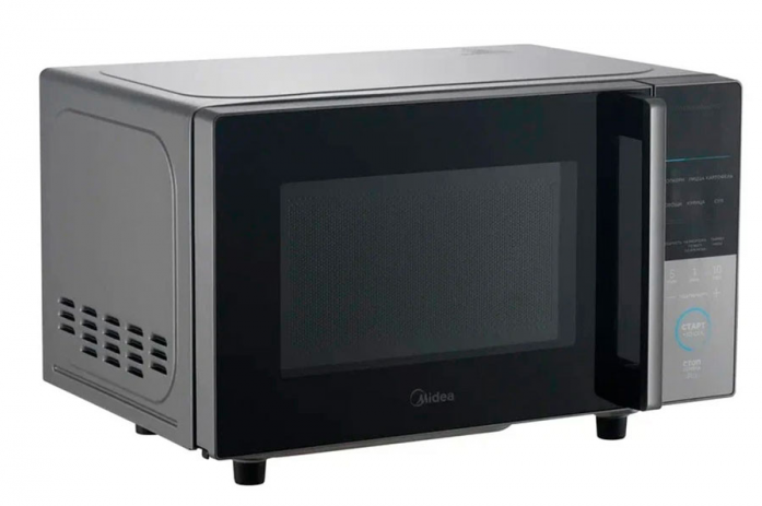 Микроволновая печь Midea EM720CFR-BG черный/серый в магазине «На диване» в Москве  — Выгодная цена