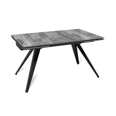 Стол раскладной Асти (140+40+40), керамика глянцевая Italian Light Grey
