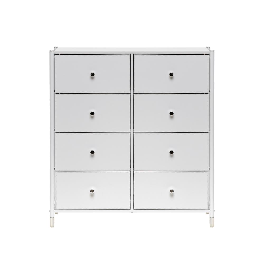 Комод Leset Нирита/Хайди, 8 ящиков, Белый