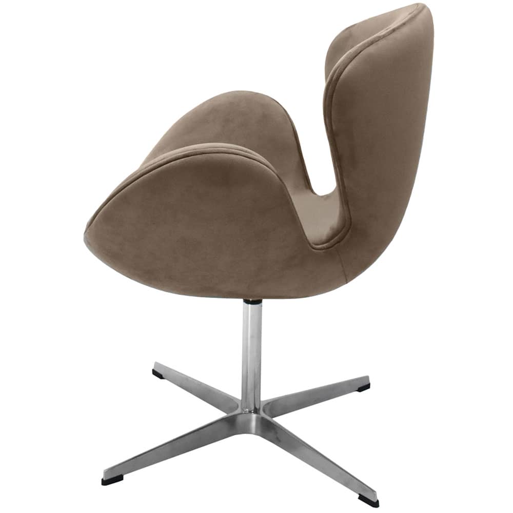 Кресло SWAN STYLE CHAIR, бежевый, искусственная замша в магазине «На диване» в Москве — Выгодная цена Кресло SWAN STYLE CHAIR, бежевый, искусственная замша в магазине «На диване» в Москве — Выгодная цена