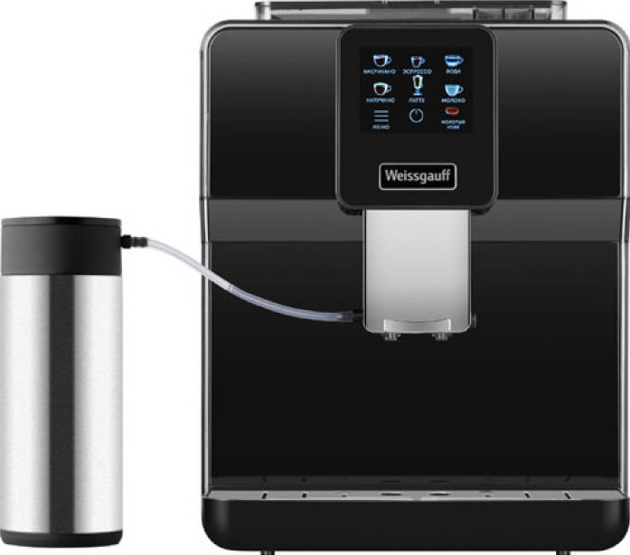 Кофемашина Weissgauff Кофемашина Weissgauff WCM-330 TFT Touch Cappuccino Nero 434500 в магазине «На диване» в Москве  — Выгодная цена
