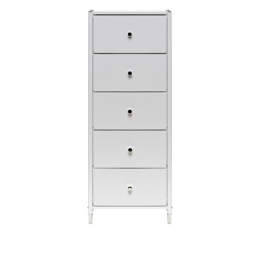 Комод Leset Нирита/Хайди, 5 ящиков, Белый