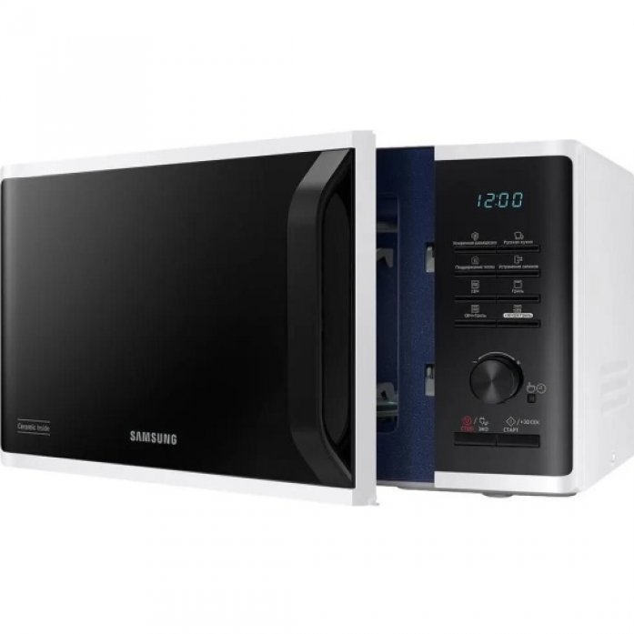 Микроволновая печь Samsung MG23K3515AW/BW белый/черный в магазине «На диване» в Москве  — Выгодная цена