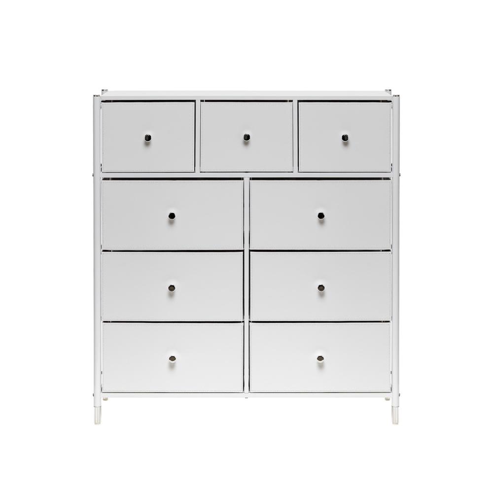 Комод Leset Нирита/Хайди, 9 ящиков, Белый