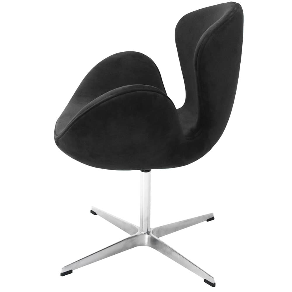 Кресло SWAN STYLE CHAIR графит, искусственная замша в магазине «На диване» в Москве — Выгодная цена Кресло SWAN STYLE CHAIR графит, искусственная замша в магазине «На диване» в Москве — Выгодная цена