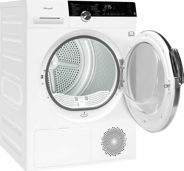 Сушильная машина Weissgauff WD 599 DC Inverter Heat Pump UV Light 428618 в магазине «На диване» в Москве  — Выгодная цена