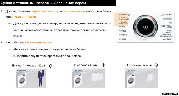 Сушильная машина Gaggenau WT260110 в магазине «На диване» в Москве  — Выгодная цена