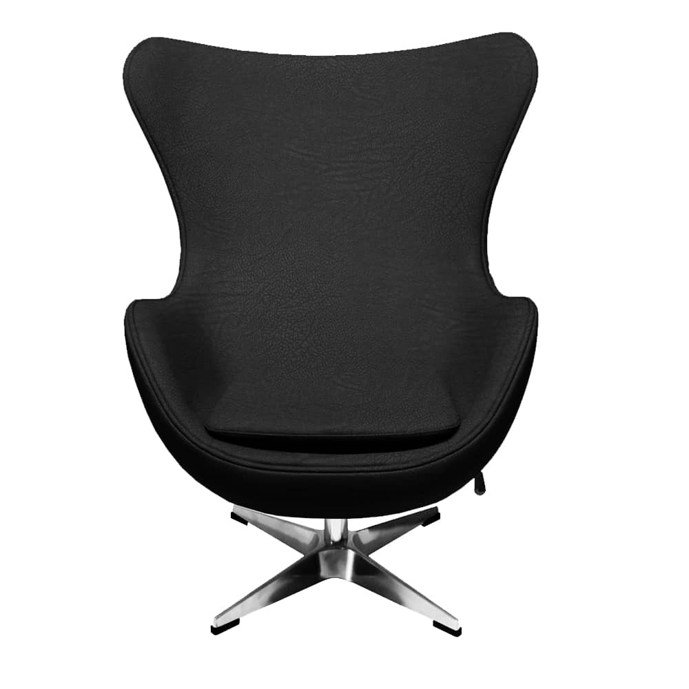 Кресло EGG CHAIR черный, экокожа в магазине «На диване» в Москве — Выгодная цена Кресло EGG CHAIR черный, экокожа в магазине «На диване» в Москве — Выгодная цена