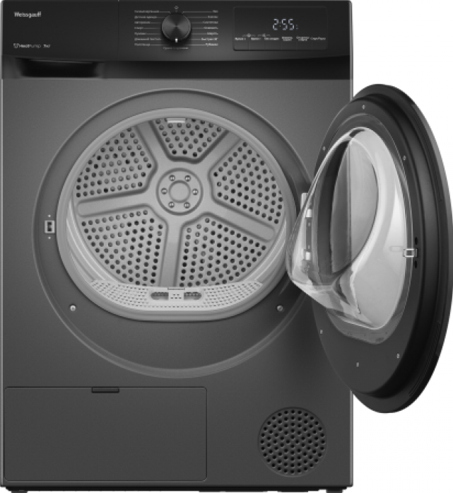 Сушильная машина Weissgauff WD 4948 Heat Pump Grey 439155 в магазине «На диване» в Москве  — Выгодная цена