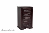 Комод Dreamline Палермо 1 бук-дымчатый темный дуб 74х53х113,7