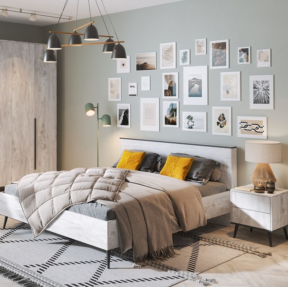 Спальня «Саванна» КМК 0973, бетон пайн светлый в магазине «На диване» в Москве — Выгодная цена Спальня «Саванна» КМК 0973, бетон пайн светлый в магазине «На диване» в Москве — Выгодная цена