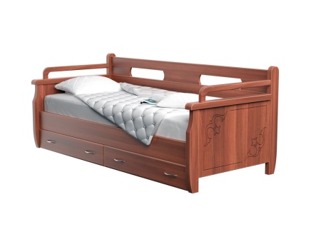Тахта Dreamline 2 ясень-старая вишня 90х200