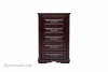 Комод Dreamline Палермо 1 бук-дымчатый темный дуб 74х53х113,7