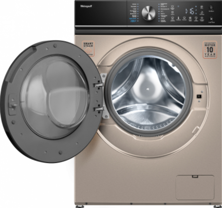 Стиральная машина Weissgauff Стиральная машина Weissgauff WM 47148 DC Inverter Steam Champagne 437250 в магазине «На диване» в Москве  — Выгодная цена