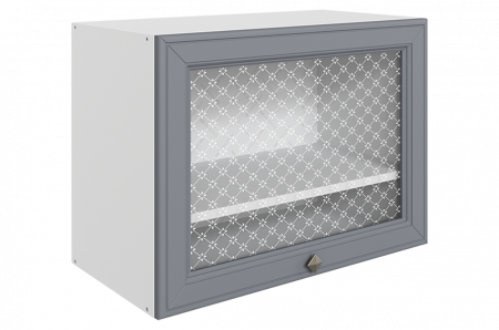 Мишель Шкаф навесной L600 Н450 (1 дв. рам. гориз.) (эмаль)