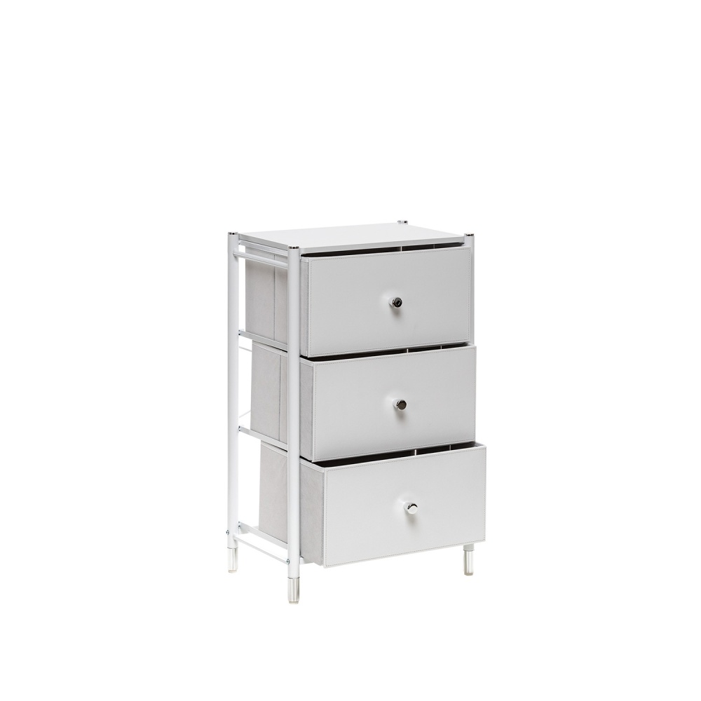 Комод Leset Нирита/Хайди, 3 ящика, Белый в магазине «На диване» в Москве — Выгодная цена