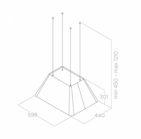 Вытяжка Elica IKONA LIGHT WH/F/60-PRF0165083 в магазине «На диване» в Москве  — Выгодная цена