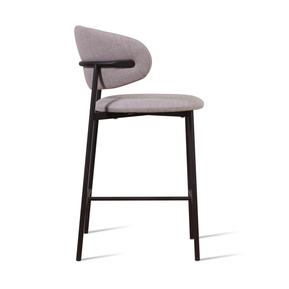 Стул полубарный Adele, рогожка wellton 912, серый в магазине «На диване» в Москве — Выгодная цена Стул полубарный Adele, рогожка wellton 912, серый в магазине «На диване» в Москве — Выгодная цена