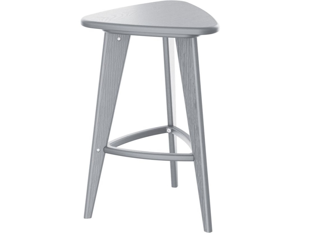 Табурет полубарный 3, прямые ножки, серый ясень в магазине «На диване» в Москве — Выгодная цена