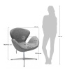 Кресло SWAN STYLE CHAIR карамельный, искусственная замша в магазине «На диване» в Москве — Выгодная цена Кресло SWAN STYLE CHAIR карамельный, искусственная замша в магазине «На диване» в Москве — Выгодная цена
