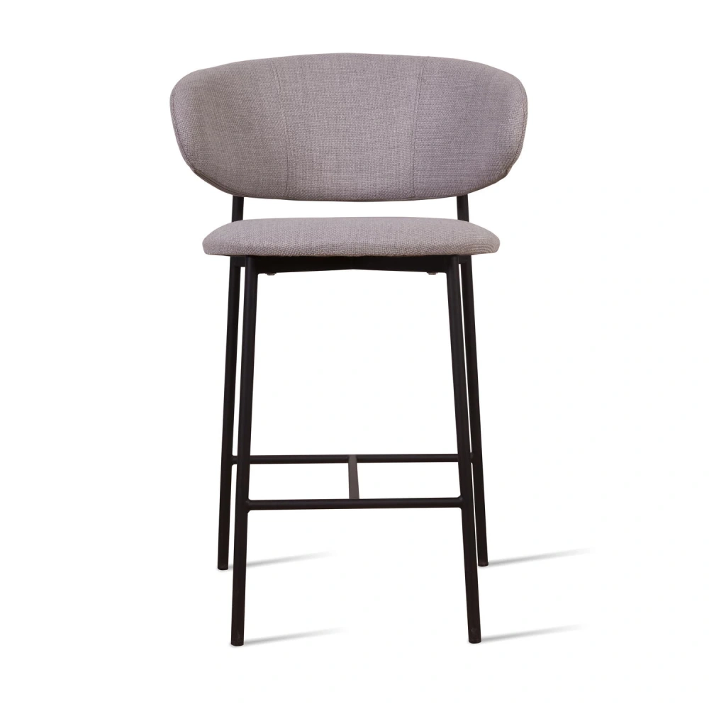 Стул полубарный Adele, рогожка wellton 912, серый в магазине «На диване» в Москве — Выгодная цена Стул полубарный Adele, рогожка wellton 912, серый в магазине «На диване» в Москве — Выгодная цена