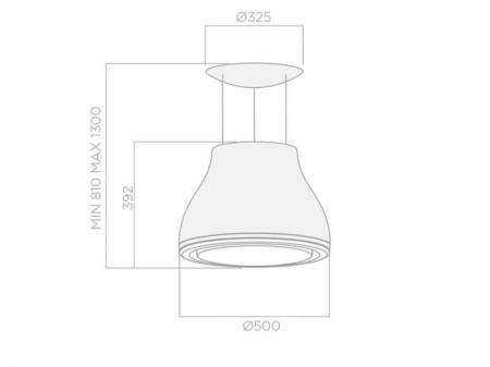 Островная вытяжка Elica SHINING CAST IRON/F/50 PRF0120590A в магазине «На диване» в Москве  — Выгодная цена