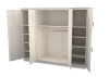 Шкаф Dreamline Эдем 4-х створчатый бук-серый 4-2 180х56х220 Шкаф Dreamline Эдем 4-х створчатый бук-серый 4-2 180х56х220