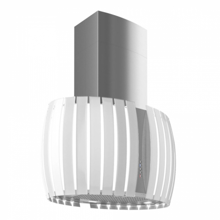 Островная вытяжка Falmec Prestige Isola Glass White 75 CPGI75.E0P2#ZZZF491F в магазине «На диване» в Москве  — Выгодная цена