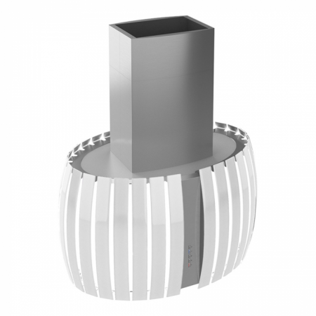Островная вытяжка Falmec Prestige Isola Glass White 75 CPGI75.E0P2#ZZZF491F в магазине «На диване» в Москве  — Выгодная цена