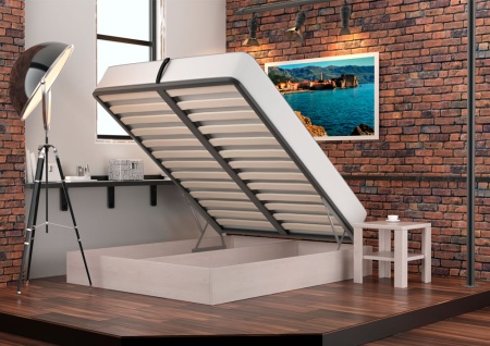 Кровать Dreamline для белья с п/м ясень-венге 140х190 Кровать Dreamline для белья с п/м ясень-венге 140х190