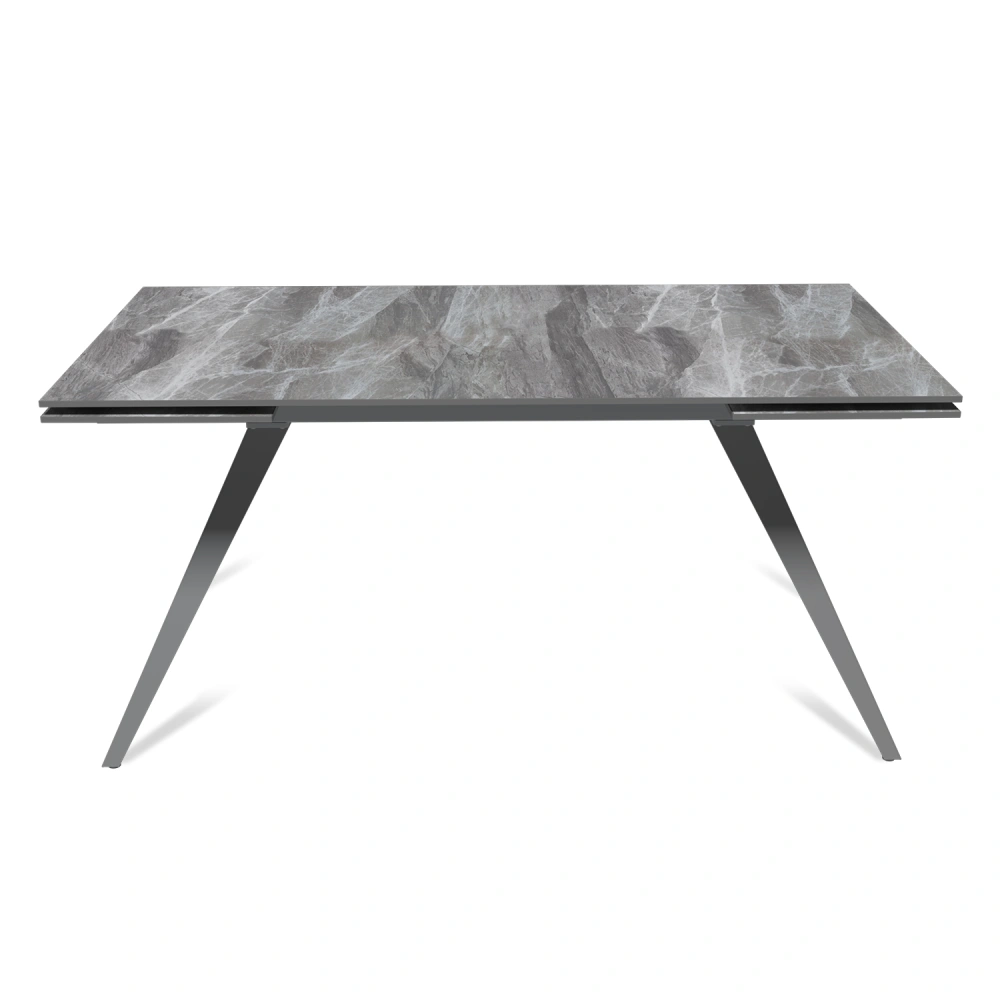 Стол раскладной Асти (160+40+40), керамика глянцевая Italian Light Grey в магазине «На диване» в Москве — Выгодная цена