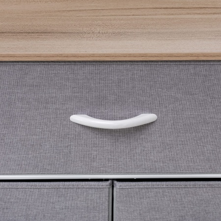 Комод Leset Ноа 7 ящ., Каркас Белый, Светло-серый в магазине «На диване» в Москве — Выгодная цена