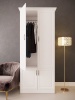 Шкаф Dreamline Эдем 2-х створчатый бук-серый 2-3 90х56х220 Шкаф Dreamline Эдем 2-х створчатый бук-серый 2-3 90х56х220