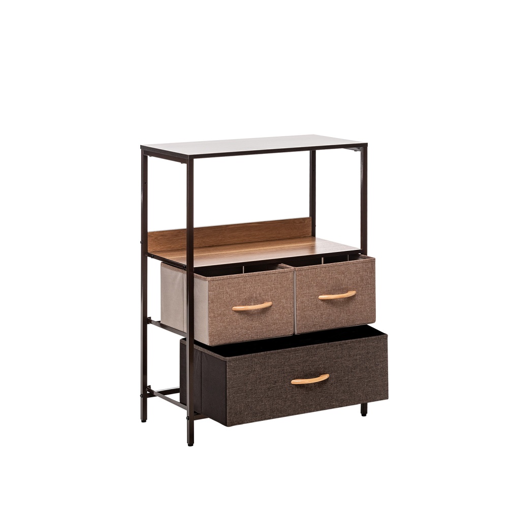 Комод Leset Локи 3 ящ., Коричневый в магазине «На диване» в Москве — Выгодная цена