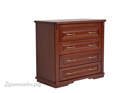 Комод Dreamline Палермо бук-дымчатый темный дуб 104х53х94