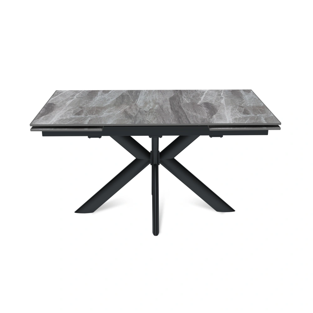 Стол раскладной Strong (140+40+40), керамика глянцевая Italian Light Grey в магазине «На диване» в Москве — Выгодная цена