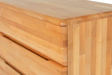 Комод Dreamline Мальмо бук-дымчатый темный дуб 90х50х83