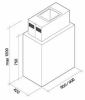 Островная вытяжка Falmec Laguna Isola Steel 60 (корпус вытяжки) CLDI6075.E0P2#ZZZI491F в магазине «На диване» в Москве  — Выгодная цена