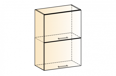 Яна Шкаф навесной L500 Н720 (2 дв. гл.гориз.)
