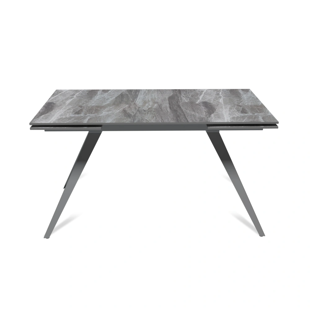 Стол раскладной Асти (140+40+40), керамика глянцевая Italian Light Grey в магазине «На диване» в Москве — Выгодная цена
