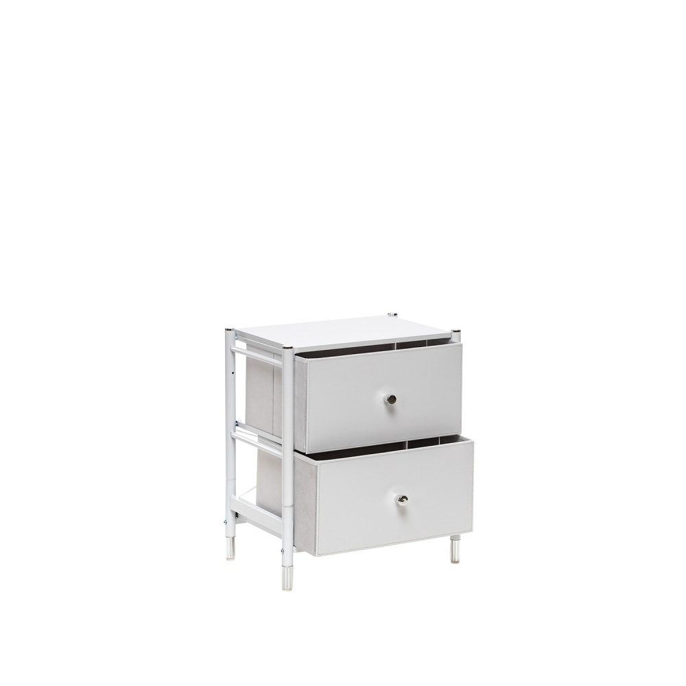 Комод Leset Нирита/Хайди, 2 ящика, Белый в магазине «На диване» в Москве — Выгодная цена